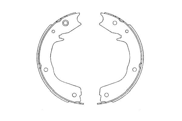 KAVO PARTS stabdžių trinkelių komplektas BS-6422